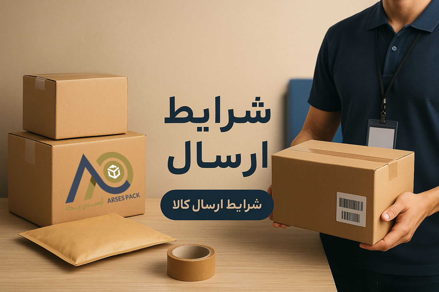 شرایط ارسال کالا آرسس پک